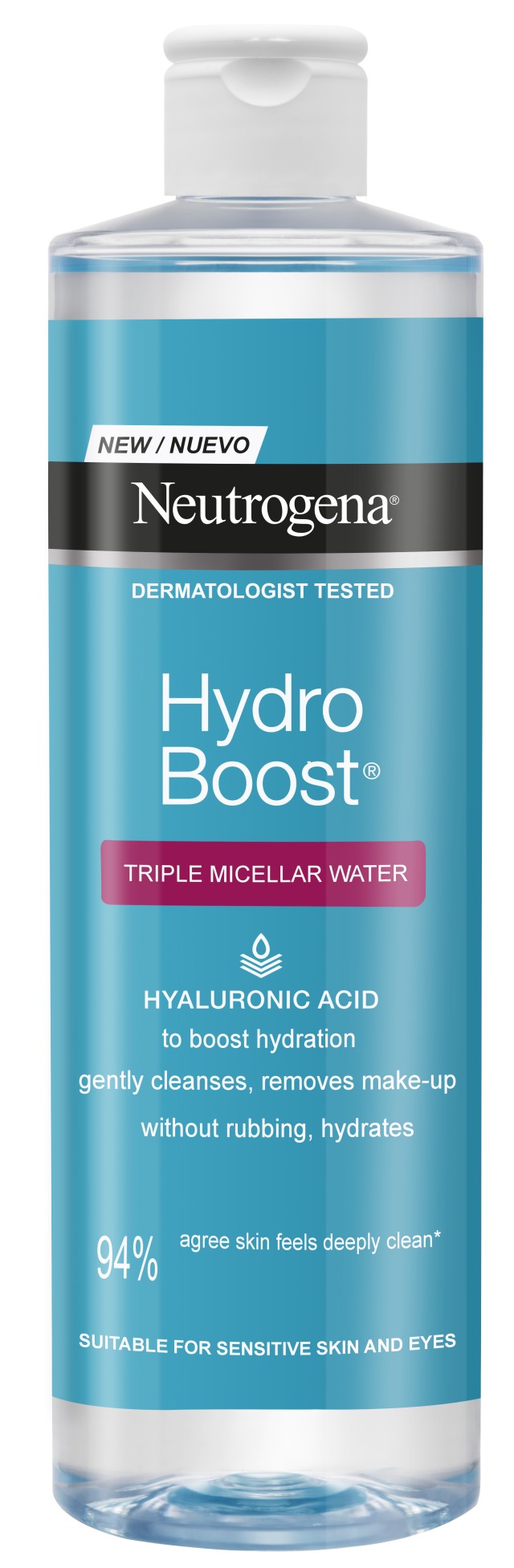 Neutrogena® Hydro Boost Micellar Water, Νερό Καθαρισμού Για Το Πρόσωπο 400ml