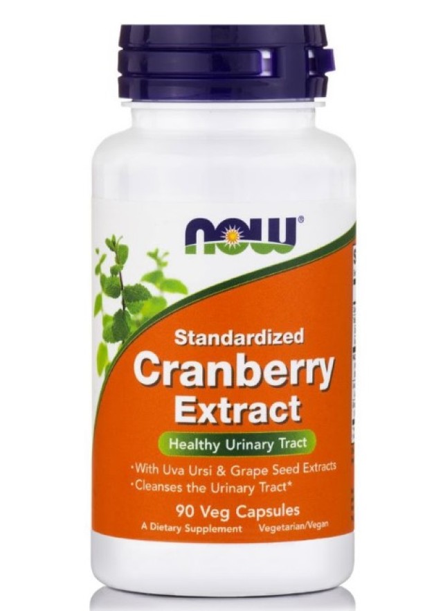 Now Foods Cranberry Maximum Strength w/ Uva Ursi Συμπλήρωμα Διατροφής Για Το Ουροποιητικό 90 Κάψουλες