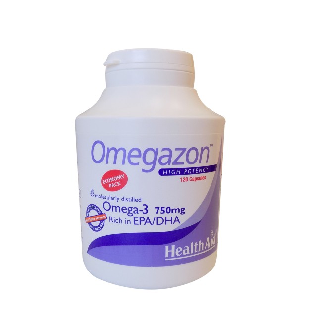 Health Aid Omegazon Συμπλήρωμα Διατροφής με Ωμέγα-3 Λιπαρά Οξέα για Κα …