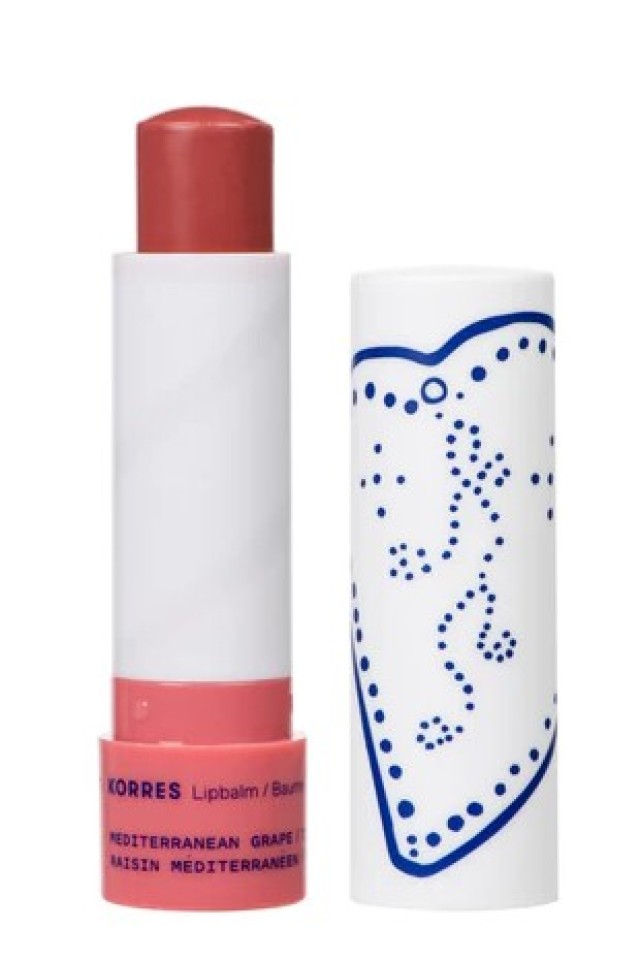 Korres Lip Balm Grape Ενυδατική Φροντίδα για τα Χείλη με Σταφύλι 4,5g