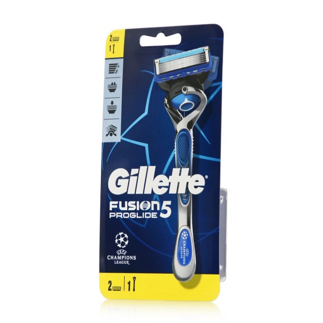 Gillette Fusion Proglide 5 Flexball Manual Ανδρική Ξυριστική Mηχανή - 2 Aνταλλακτικές Κεφαλές