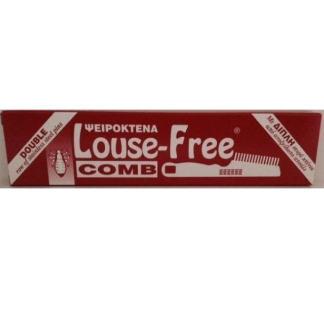 Louse-Free Comb Διπλή Μεταλλική Κτένα για Ψείρες 1τμχ