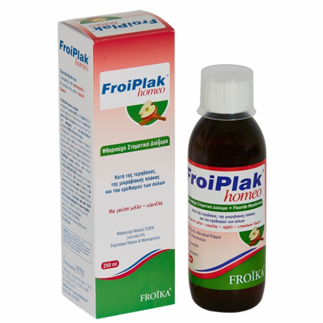 Froika Froiplak Homeo Mouthwash Apple Cinnamon Στοματικό Διάλυμα με &hellip;