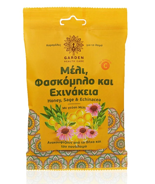 Garden Healthcare Καραμέλες για το Λαιμό Μέλι, Φασκόμηλο & Εχινάκεια 6 …