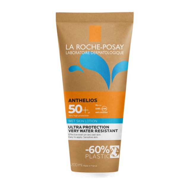 La Roche Posay Anthelios Wet Skin SPF50+ Αντηλιακό Γαλάκτωμα Σώματος Α …