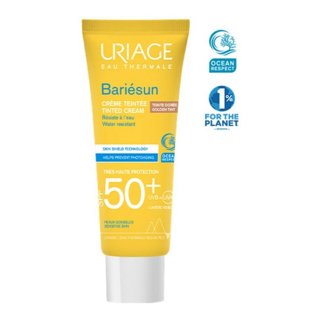 Uriage Bariesun Tinted Cream Golden SPF50+ Αντηλιακή Κρέμα Προσώπου με Χρώμα 50ml