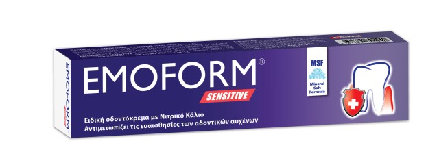 Emoform Sensitive Toothpaste with Potassium Nitrate for Sensitive Teeth 50ml