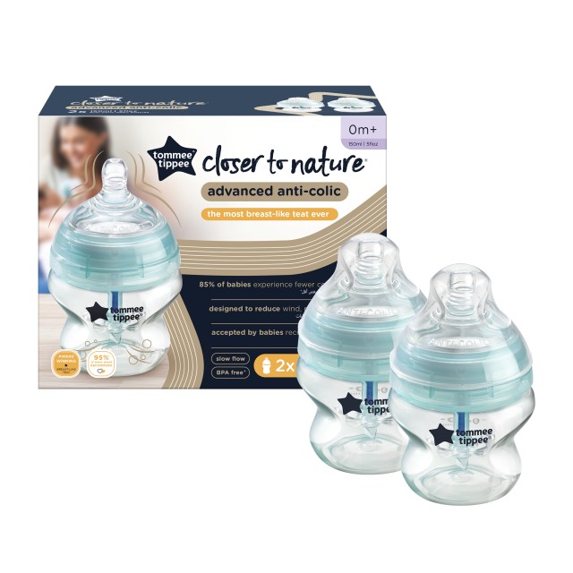 Tommee Tippee PROMO Advanced Anti Colic Μπιμπερό με Θηλή Σιλικόνης Μικ …