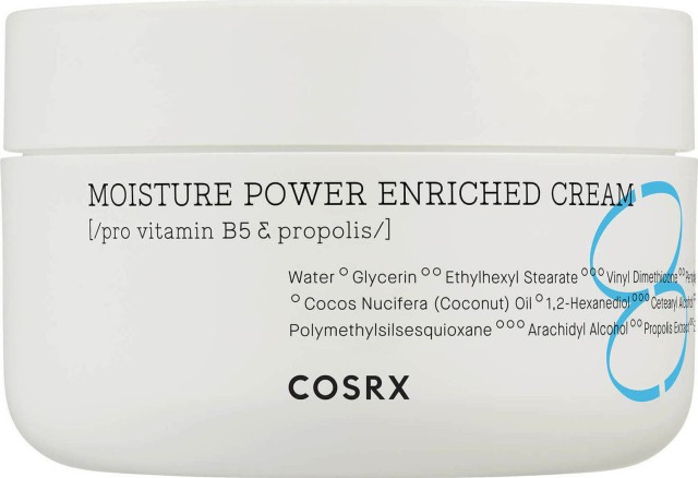 COSRX Moisture Power Enriched Cream Ενυδατική Κρέμα Προσώπου με Πρόπολ … COSRX Moisture Power Enriched Cream Ενυδατική Κρέμα Προσώπου με Πρόπολ …