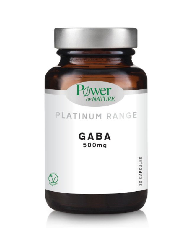 Power of Nature Gaba 500mg Συμπλήρωμα Διατροφής για την Καλή Λειτουργί …