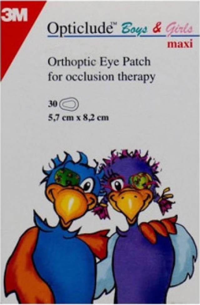 3M Opticlude Boys And Girls Maxi Παιδικά Ορθοπτικά Επιθέματα Ματιών με Σχέδια 8.2x5.7cm 20 Τεμάχια