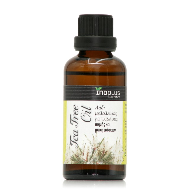InoPlus Tea Tree Έλαιο Μελαλεύκας για Προβλήματα Ακμής - Μυκητιάσεων 5 …