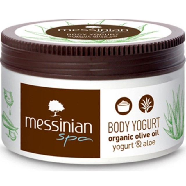 Messinian Spa Body Organic Olive Oil Υogurt & Αloe Ενυδατικό Γιαούρτι Σώματος 250ml