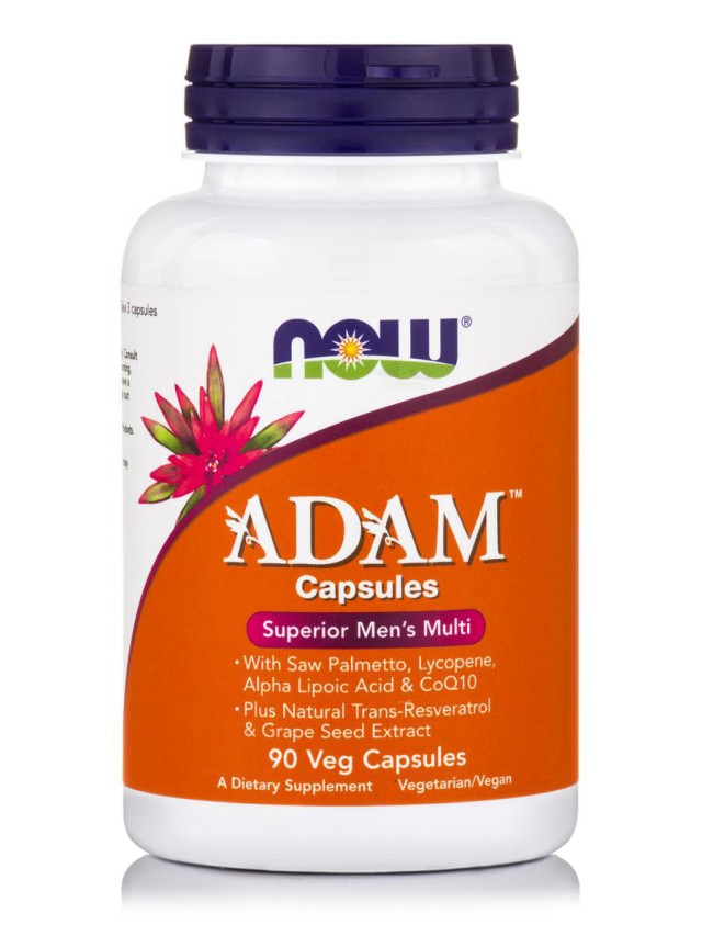 Now Foods Adam Superior Men's Multi Συμπλήρωμα Διατροφής για την Υγεία του Προστάτη 90 Φυτικές Κάψουλες