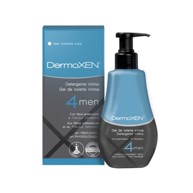 DermoXEN 4 MEN Καθαριστικό για την Ευαίσθητη Περιοχή των Ανδρών, 125ml