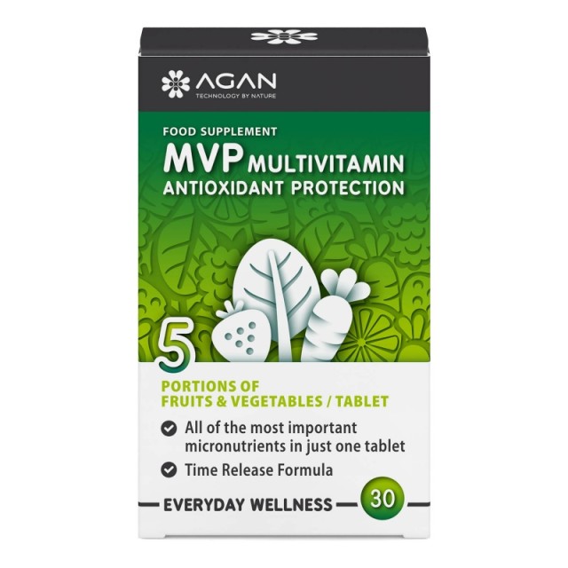 Agan MVP Multivitamin - Antioxidant Protection Συμπλήρωμα Διατροφής με …