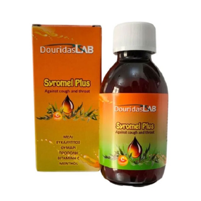 Douridas Lab Syromel Plus Φυσικό Αποχρεμπτικό Σιρόπι για τον Λαιμό & τον Βήχα 150ml
