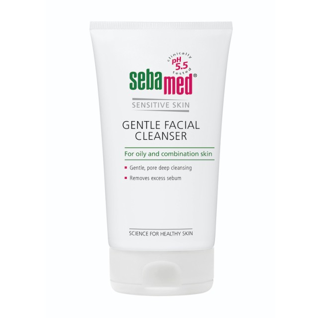 Sebamed Gentle Facial Cleanser pH 5.5 Gel Καθαρισμού Προσώπου για Λιπα …