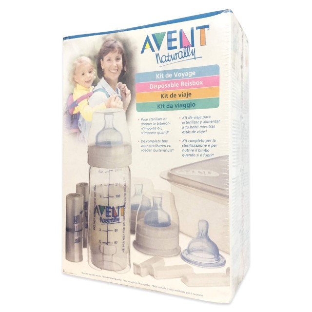 Avent Naturally Disposable Bottle Travel Kit