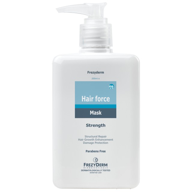 Frezyderm Hair Force Mask Strength Μάσκα Κατά Της Τριχόπτωσης 200ml Frezyderm Hair Force Mask Strength Μάσκα Κατά Της Τριχόπτωσης 200ml