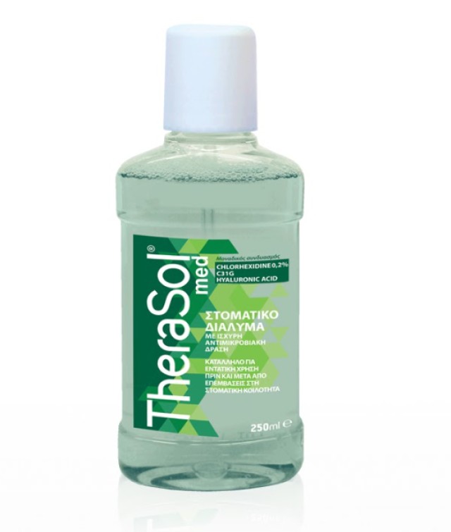 Therasol Med Στοματικό Διάλυμα με Ισχυρή Αντιμικροβιακή Δράση 250ml