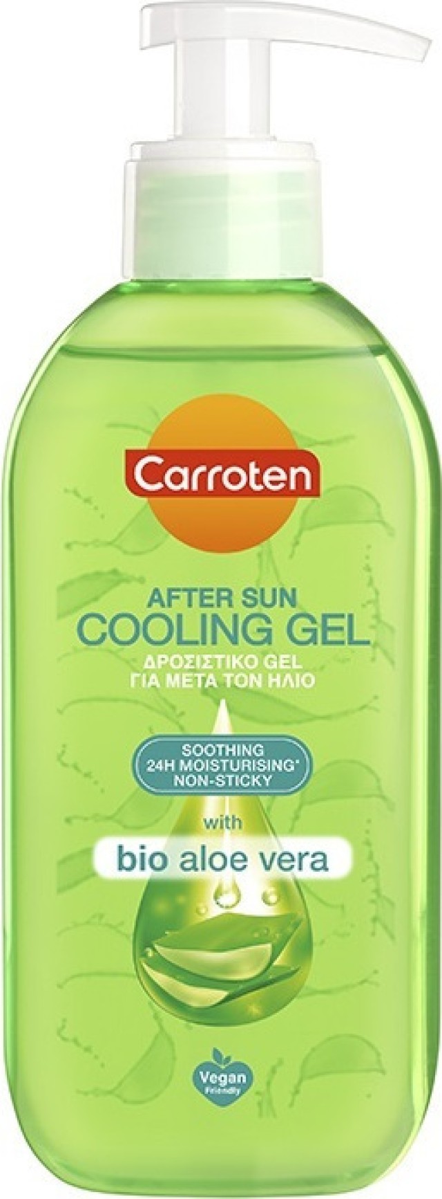 Carroten After Sun Cooling Aloe Vera Δροσιστικό Gel Σώματος για Μετά τ …