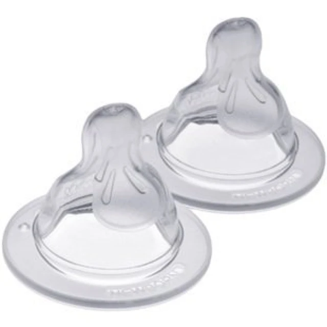 Mam High Flow Silicone Nipple Size: 3 4m + 2 Pieces [410S]
