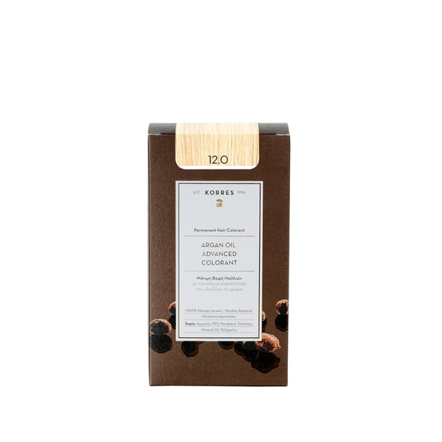 Korres Argan Oil Advanced Colorant 12.0 Ξανθό / Special Blonde Μόνιμη …