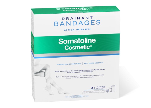 Somatoline Cosmetic Επίδεσμοι Αποσυμφόρησης Ποδιών / Δραστική Αγωγή 2 Τεμάχια