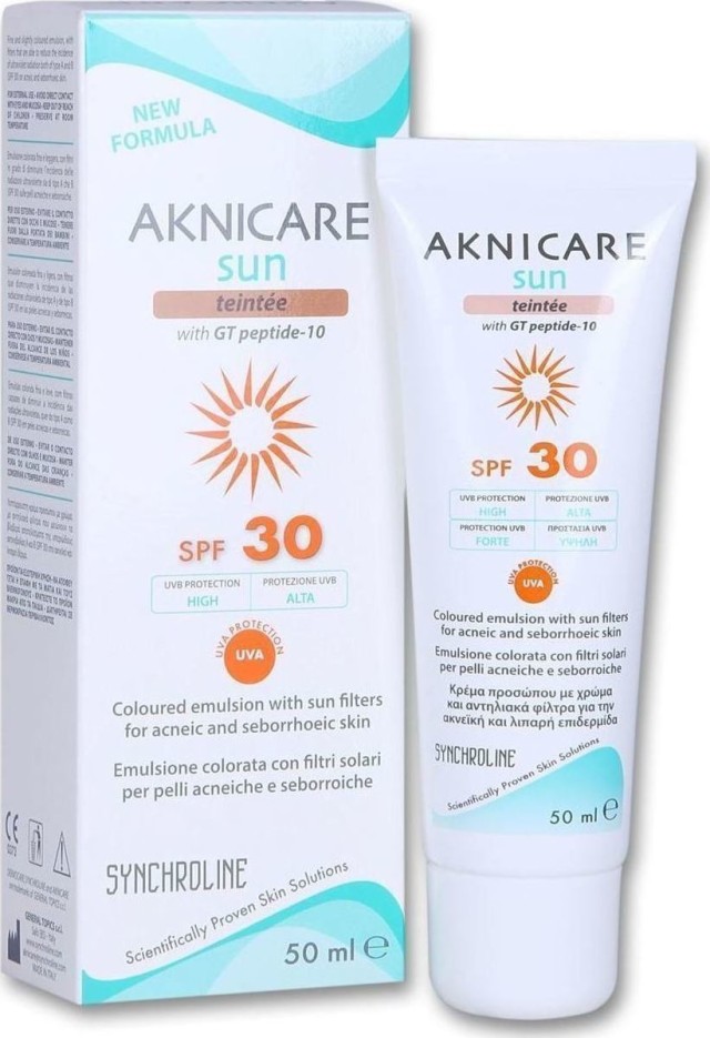 Synchroline Aknicare Sun Teintee SPF 30, 50 ml Synchroline Aknicare Sun Teintee SPF 30, 50 ml