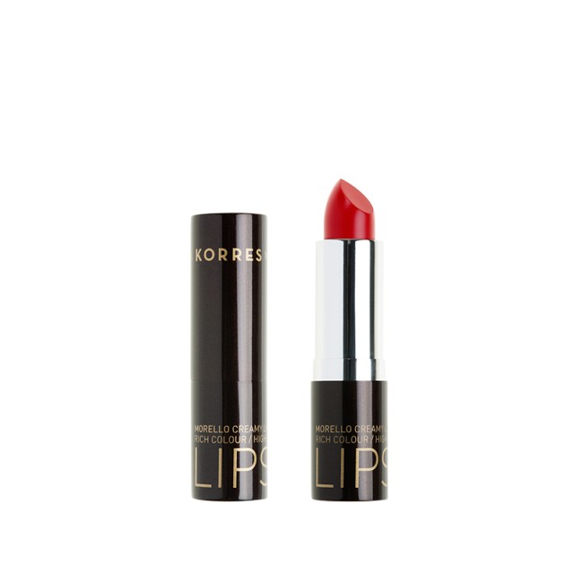Korres Morello Creamy Lipstick Classic Red 54 Κλασσικό Κόκκινο Ενυδατικό Κραγιόν 3.5 gr
