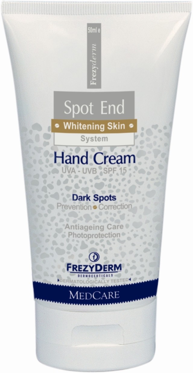 Frezyderm Spot End Hand Cream SPF15 Λευκαντική Κρέμα Χεριών 50ml