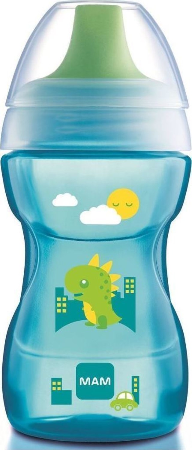 Mam Fun To Drink Cup Εκπαιδευτικό Ποτηράκι 8m+ Χωρίς Λαβές Χρώμα:Γαλάζ &hellip;