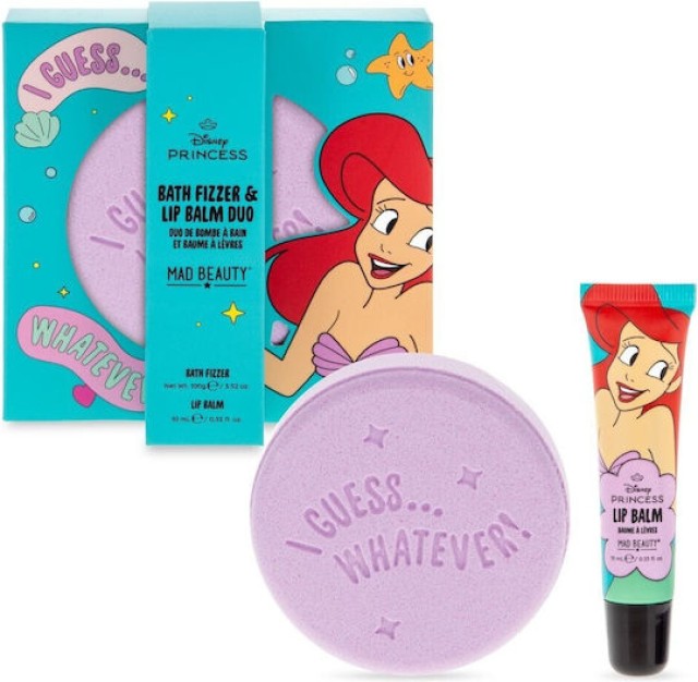 Mad Beauty PROMO Bath Fizzers Ariel Φρουτώδη Άλατα Μπάνιου 100gr & Lip … Mad Beauty PROMO Bath Fizzers Ariel Φρουτώδη Άλατα Μπάνιου 100gr & Lip …