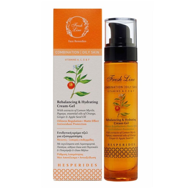 Fresh Line Εσπερίδες Ενυδατική Κρέμα Τζέλ για Εξισορρόπηση Λιπαρότητας … Fresh Line Εσπερίδες Ενυδατική Κρέμα Τζέλ για Εξισορρόπηση Λιπαρότητας …