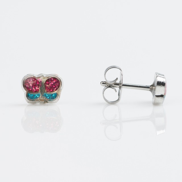 Studex Tiny Tips Υποαλλεργικά Σκουλαρίκια Πεταλούδα 1 Ζευγάρι