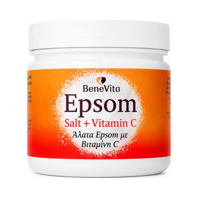 BeneVita Epsom Salt & Vitamin C Άλατα Μπάνιου, 500g BeneVita Epsom Salt & Vitamin C Άλατα Μπάνιου, 500g