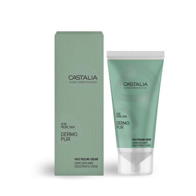 Castalia Dermopur Face Peeling Cream Κρέμα Ήπιας Απολέπισης Προσώπου 5 …