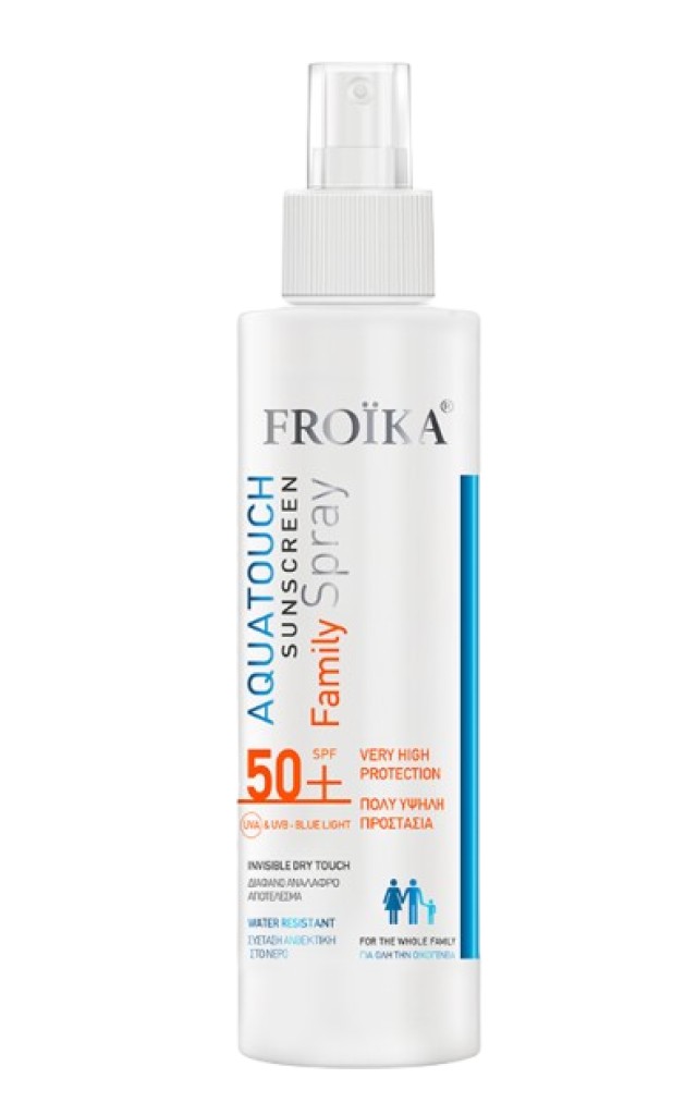 Froika Aquatouch Sunscreen Family SPF50+ Αντηλιακό Spray Προσώπου & &hellip;