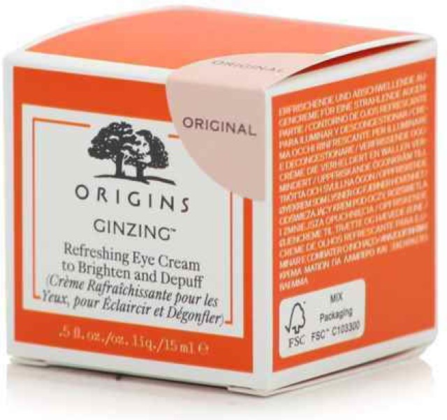 Origins Ginzing Brightening Eye Cream Αναζωογονητική & Ενυδατική Κρέμα …