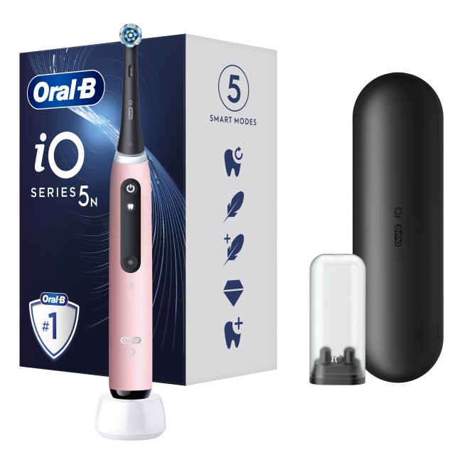 Oral B iO Series 5 Ηλεκτρική Οδοντόβουρτσα Pink 1 Τεμάχιο
