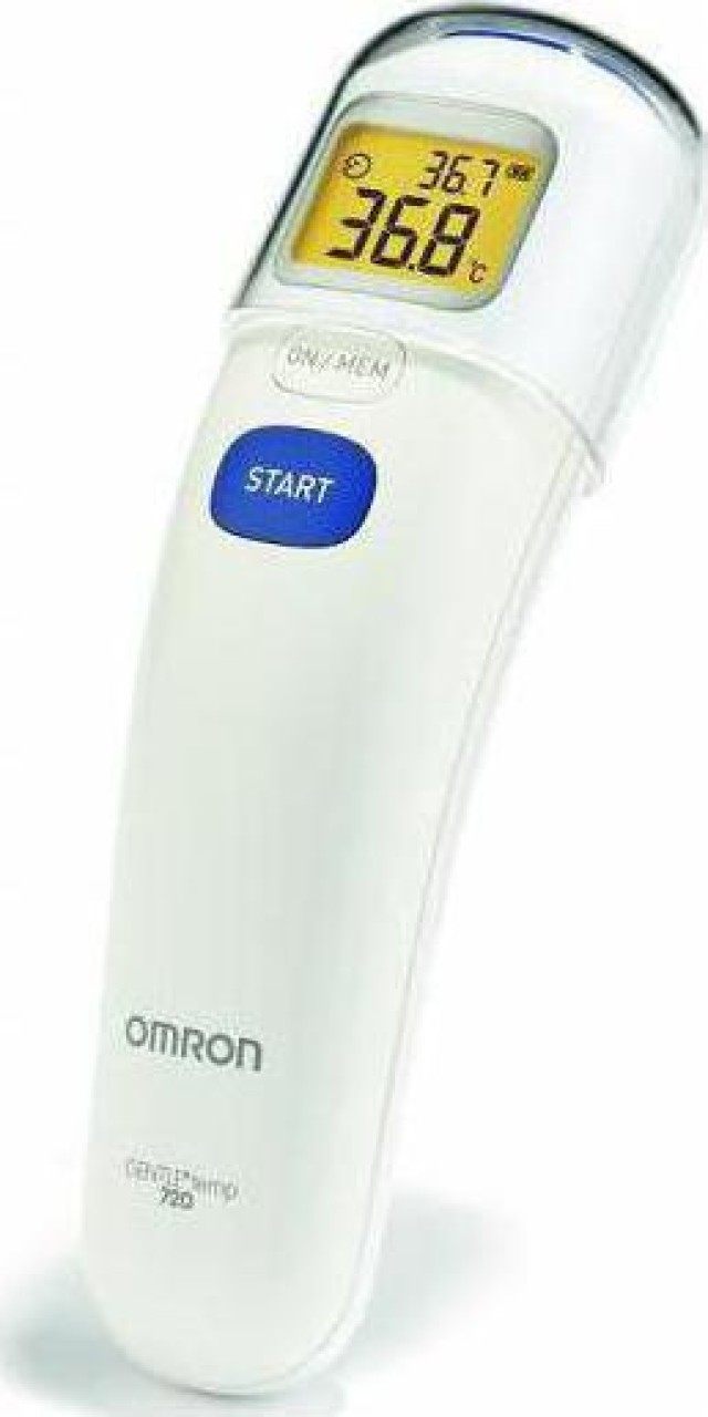 Omron Gentle Temp 720 Ανέπαφο Ψηφιακό Θερμόμετρο Μετώπου Κατάλληλο για Όλη την Οικογένεια 1 Τεμάχιο