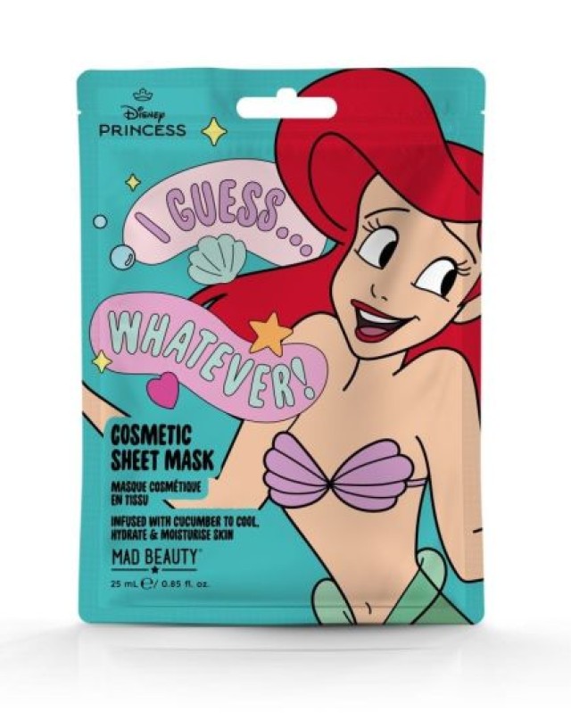 Mad Beauty Ariel Cosmetic Sheet Mask Υφασμάτινη Ενυδατική Μάσκα Προσώπ … Mad Beauty Ariel Cosmetic Sheet Mask Υφασμάτινη Ενυδατική Μάσκα Προσώπ …