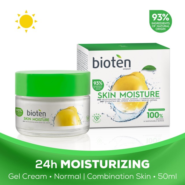 Bioten Skin Moisture Gel Cream Κρέμα Προσώπου 24ωρης Ενυδάτωσης για Κανονικές - Μικτές Επιδερμίδες 50ml