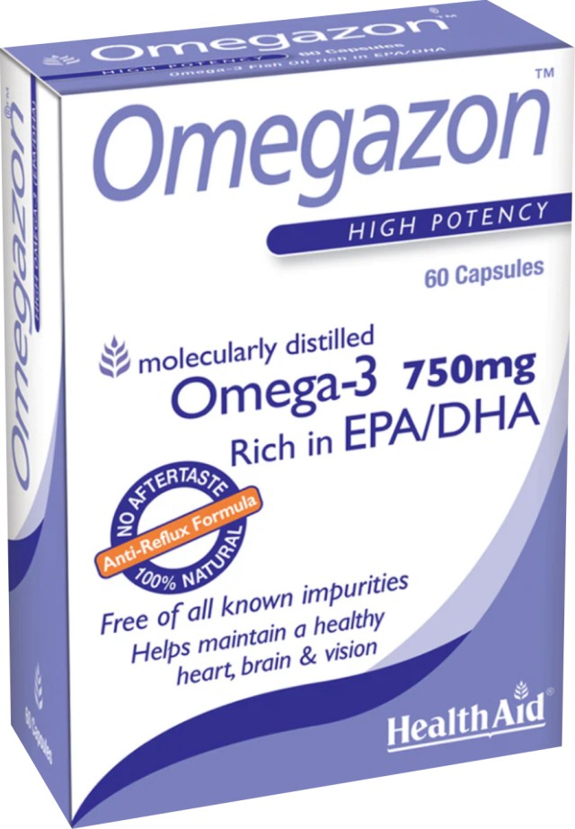 Health Aid Omegazon Συμπλήρωμα Διατροφής με Ωμέγα-3 Λιπαρά Οξέα για &hellip;