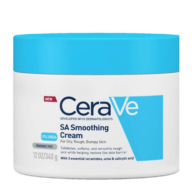 CeraVe SA Smoothing Cream Ενυδατική και Απολεπιστική Κρέμα 340gr CeraVe SA Smoothing Cream Ενυδατική και Απολεπιστική Κρέμα 340gr