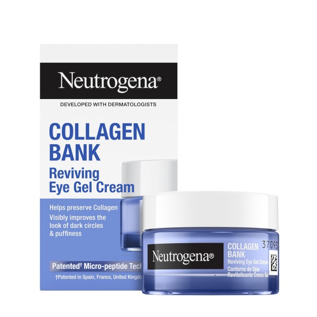 Neutrogena® Collagen Bank Αναζωογονητική Κρέμα Gel Ματιών με Νιασιναμί &hellip;