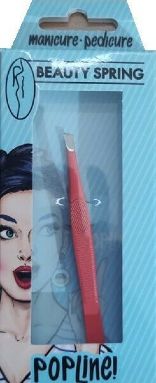 Beauty Spring Τσιμπιδάκι Φρυδιών Λοξό - Μωβ 1 Τεμάχιο [3180]