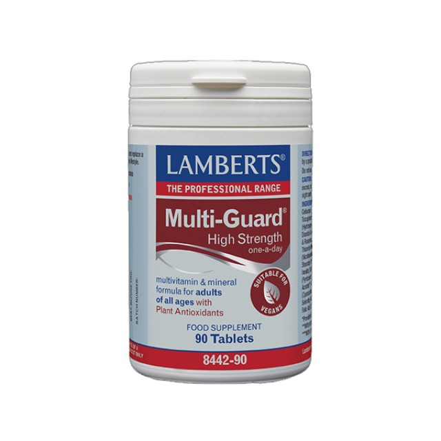 Lamberts Multi-Guard High Strength Πολυβιταμίνη 90 Ταμπλέτες Lamberts Multi-Guard High Strength Πολυβιταμίνη 90 Ταμπλέτες