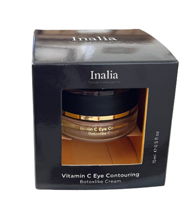 Inalia Vitamin C Eye Contouring Cream Κρέμα Ματιών Κατά των Μαύρων Κύκλων με Βιταμίνη C 15ml